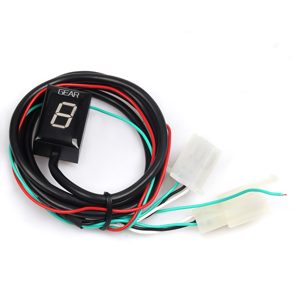 Gear Indicator Motorcycle 1-6 Level Ecu Plug Mount Speed Digital Display Meter Waterproof For Benelli TNT125 BJ125 BJ 125-3E