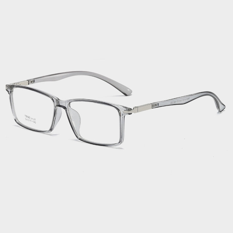 Square Glasses Frame Woman Men Glasses Retro Myopia Optical Frames Metal Clear lenses Black Gold Eyeglasses Oculos 8121