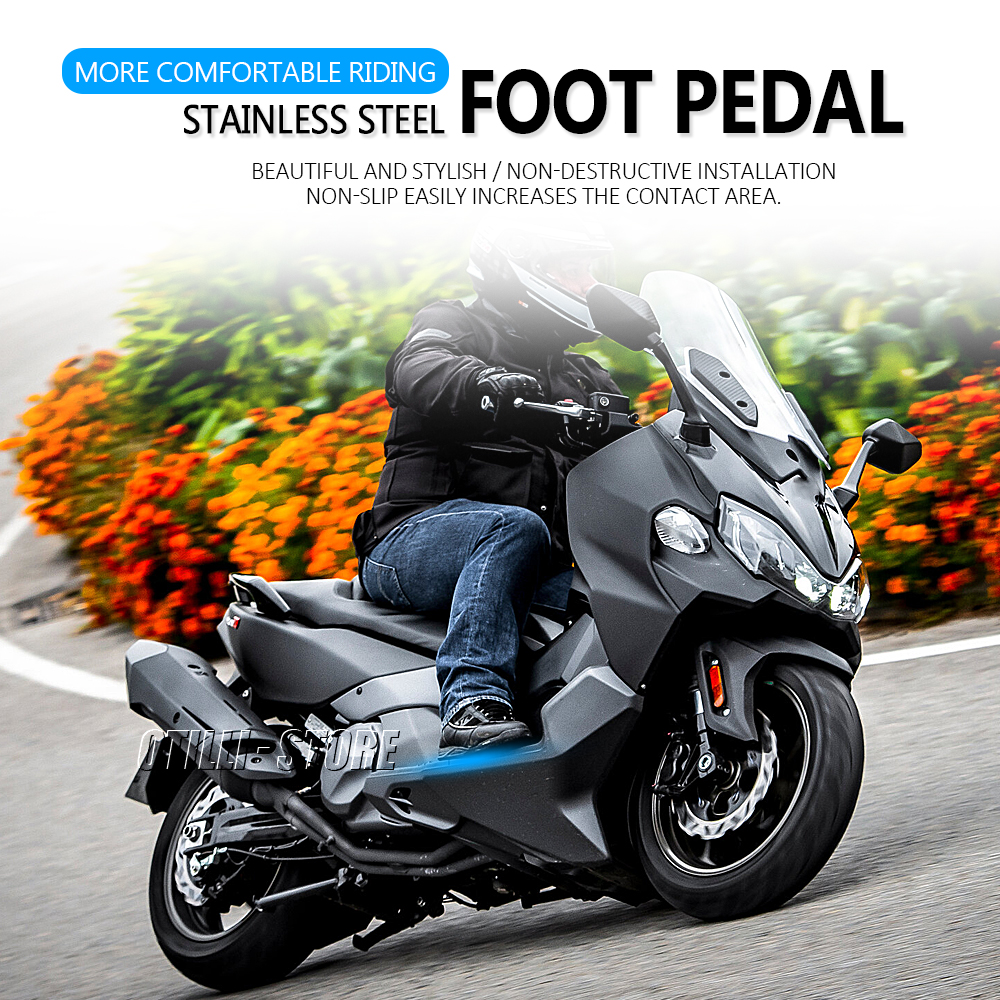 New Motorcycle Accessories Maxsym TL 500 Driver Pedals Foot Pegs Footrests For SYM MAXSYM TL500