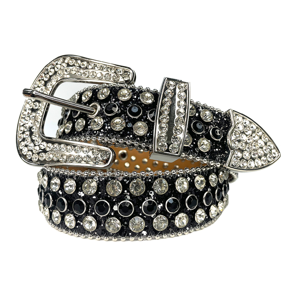 Luxury Strap Western Rhinestone Diamond Belt Designer Strap Men Women Colorful Crystal Pasek Kowbojski Meski Decorative Punk