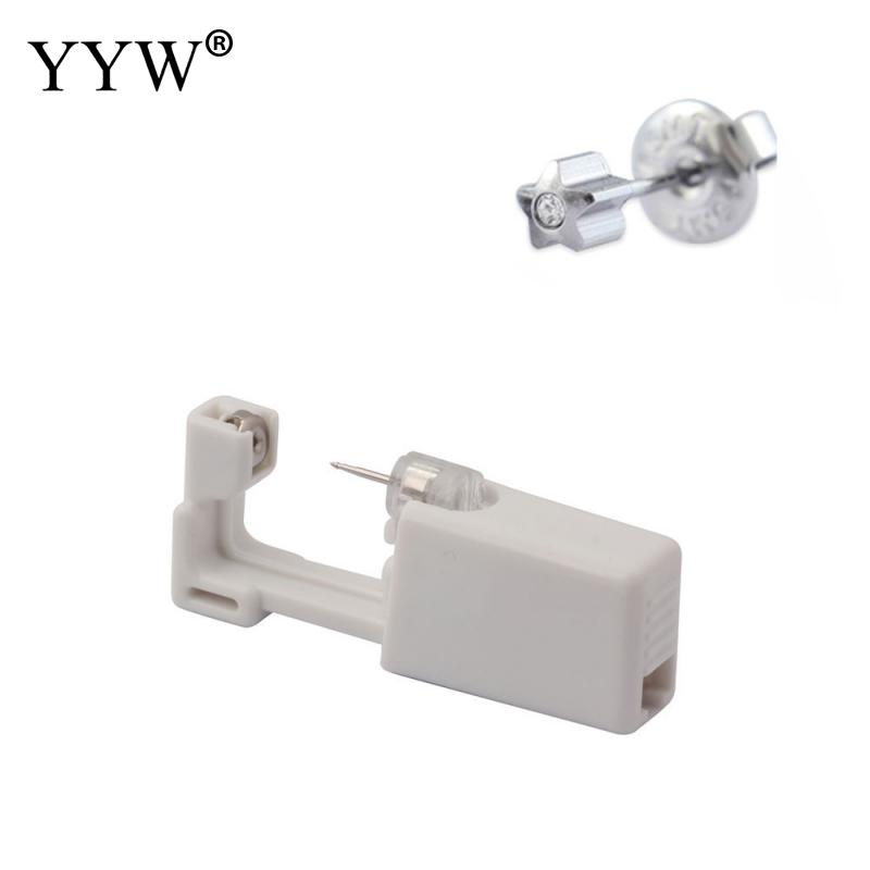 1 Pcs Unisex Drilling Ear Piercing Tragus Cartilage Helix Nose Navel Body Piercings Plastic Earring Jewelry Tools Kit