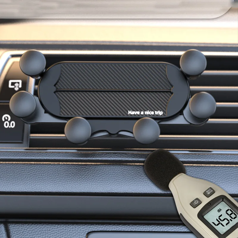 6 Points Solid Fold Gravity Car Phone Holder Air Vent Mounts Cell Phone Holder in Car Mobile Android Auto Universal GPS Stand