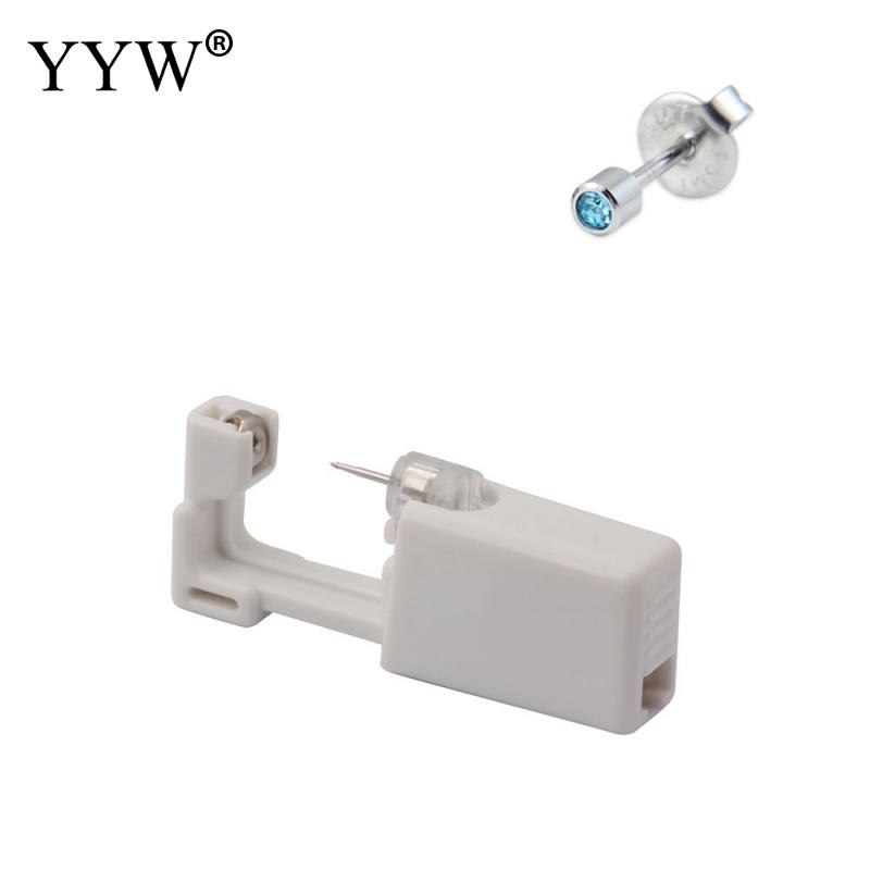 1 Pcs Unisex Drilling Ear Piercing Tragus Cartilage Helix Nose Navel Body Piercings Plastic Earring Jewelry Tools Kit