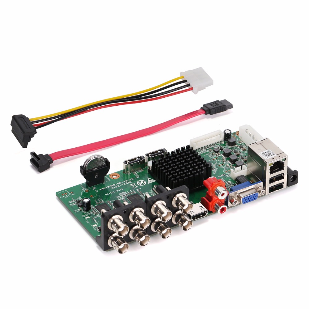AHD Recorder 8CH DVR Board Surveillance Security CCTV Recorder 1080N For 1080P AHD/CVI/TVI/CVI/IP Camera