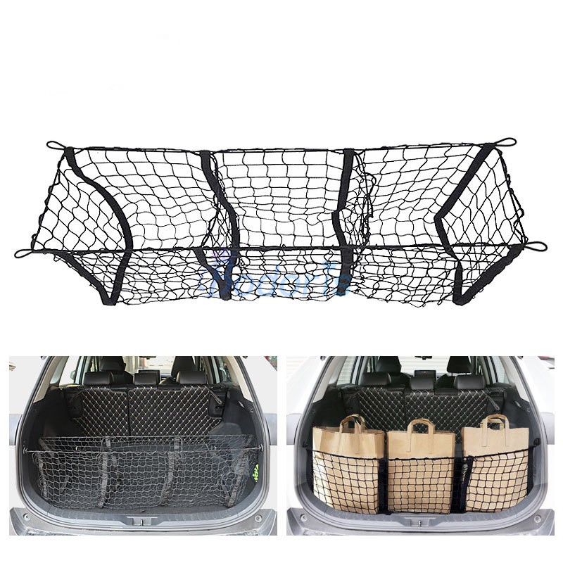 For Honda CRV CR-V CR V 2007-2011 2012 2013 Car Trunk Organizer Storage Bag Luggage Nets Cargo Net Auto Interior Accessories