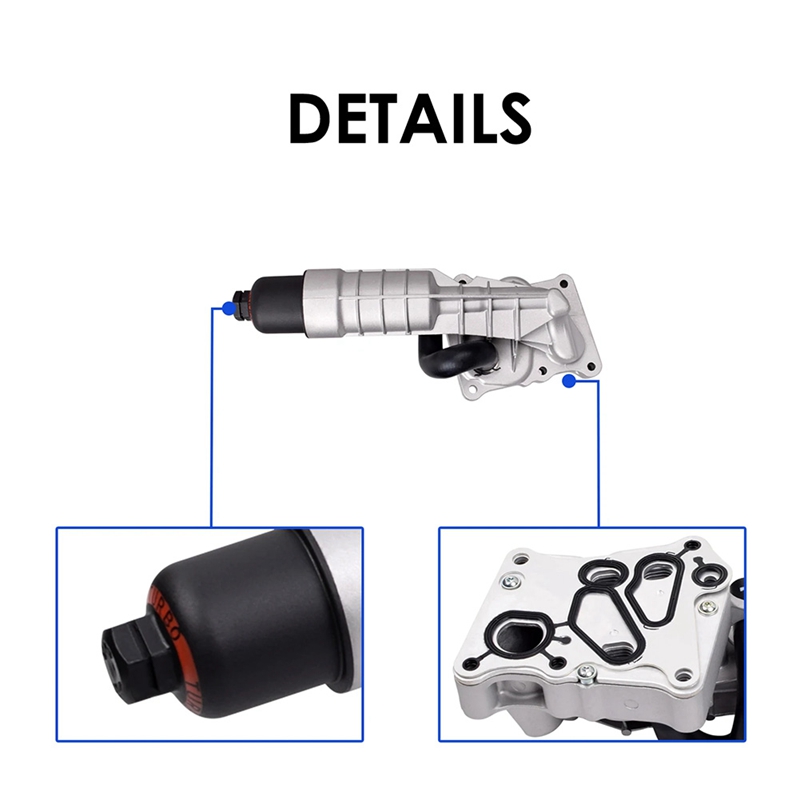 A2711801410 Aluminum Engine Oil Cooler Filter Housing Module For Mercedes Benz C180 C200 C204 C250 W212 W204 2711801410