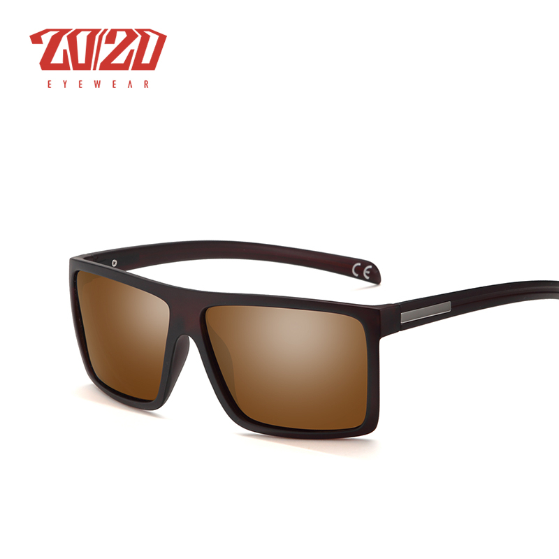 20/20 Brand Design Classic Black Polarized Sunglasses Men Driving Sun Glasses for Male Shades Eyewear With Box Oculos PL273
