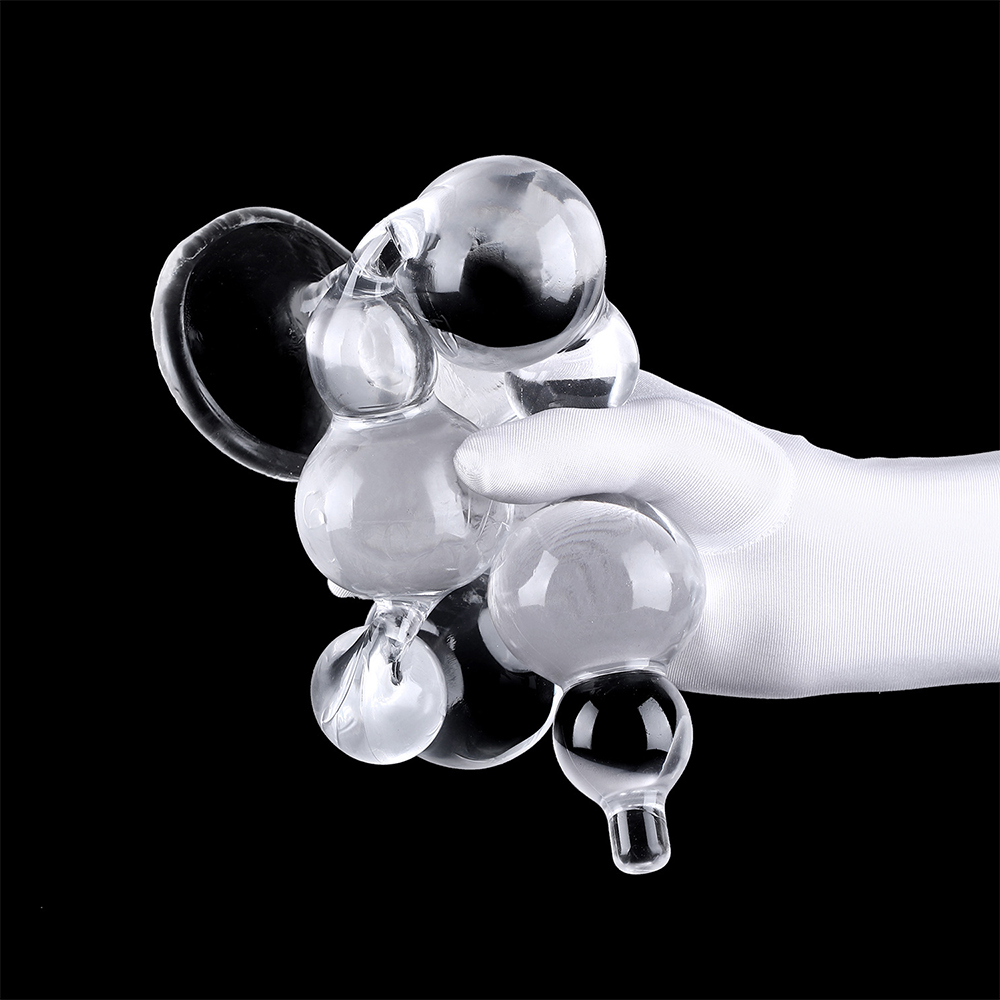 Transparent Anal Plugs Beads Butt Plug Balls For Vagina Prosate Stimulator Massager Men Erotic Adult Sey Toys For Ass Women Gay