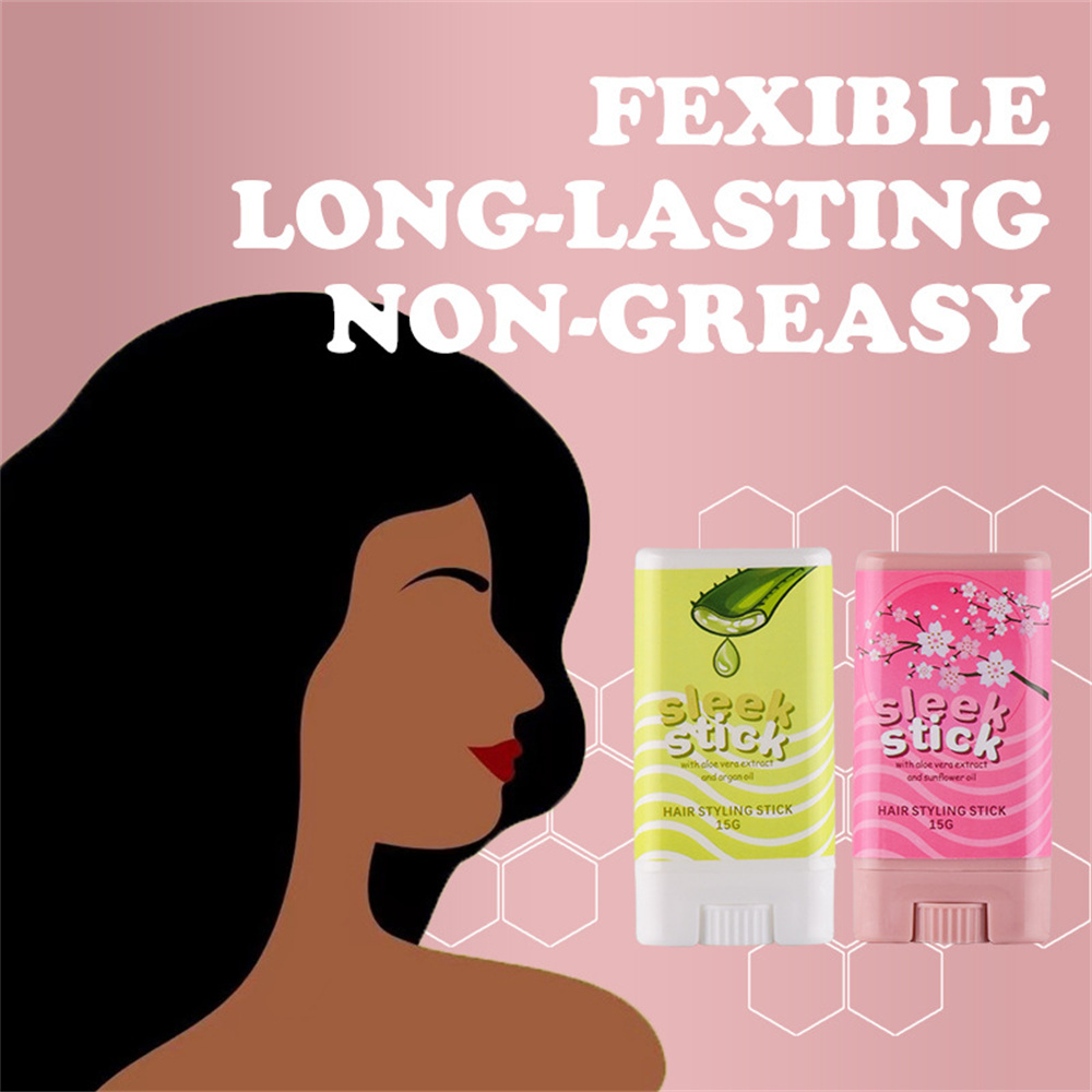 1/2/3PCS Broken Hair Artifact Hair Wax Stick Gel Cream Styling Hair Frizz Fixed Fluffy Children Men and Women Styling Wax