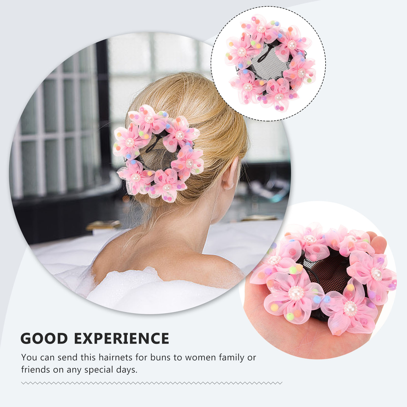 Children's Dance Net Bag Hair Nets for Buns Hairnets Women Ballet Accessories Fabric Cover