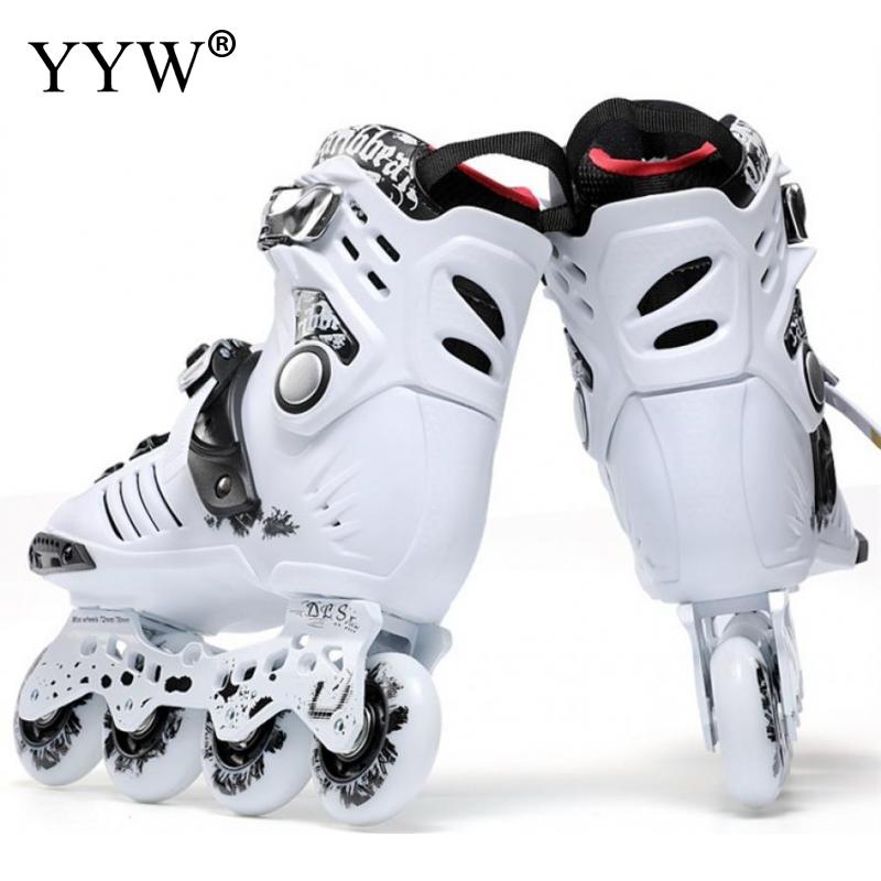 Professional Inline Roller Skates Adult Rollers Skating Shoes 4 Wheel Sneaker Slalom Speed Patines Free Skating Racing Skates
