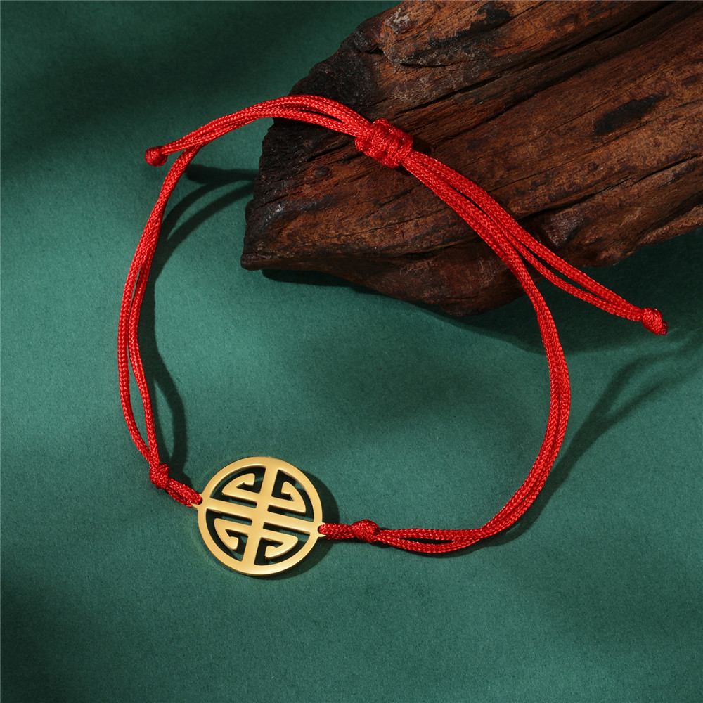Skyrim Geometric Men Women's Bracelets on Hand Amulet Fortune Lucky Chain Bracelets Stainless Steel Jewelry 2024 Trend Gifts