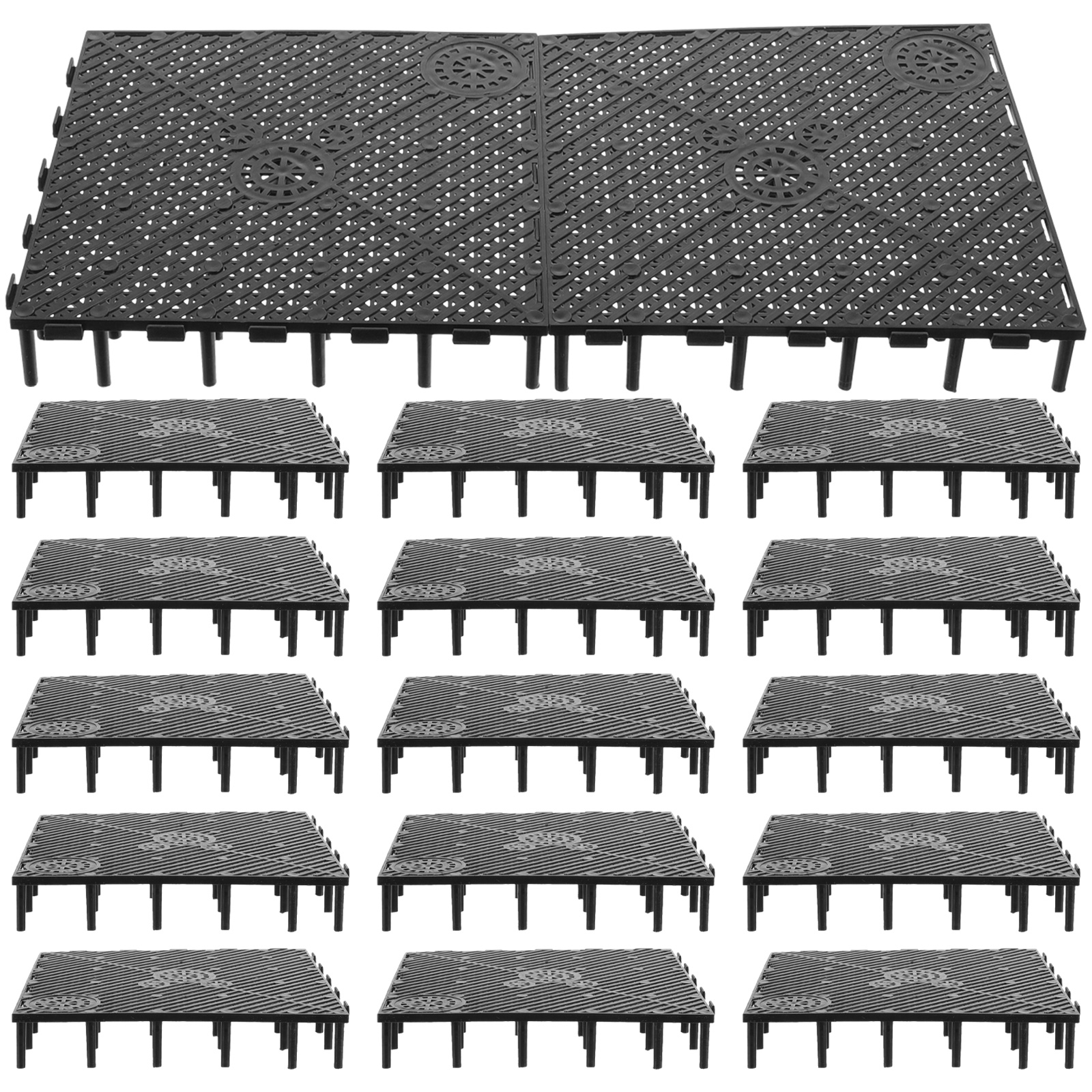 20 Pcs Filter Plate Turtle Aquarium Divider Floss for Fish Tank Filters under Gravel Plates PVC