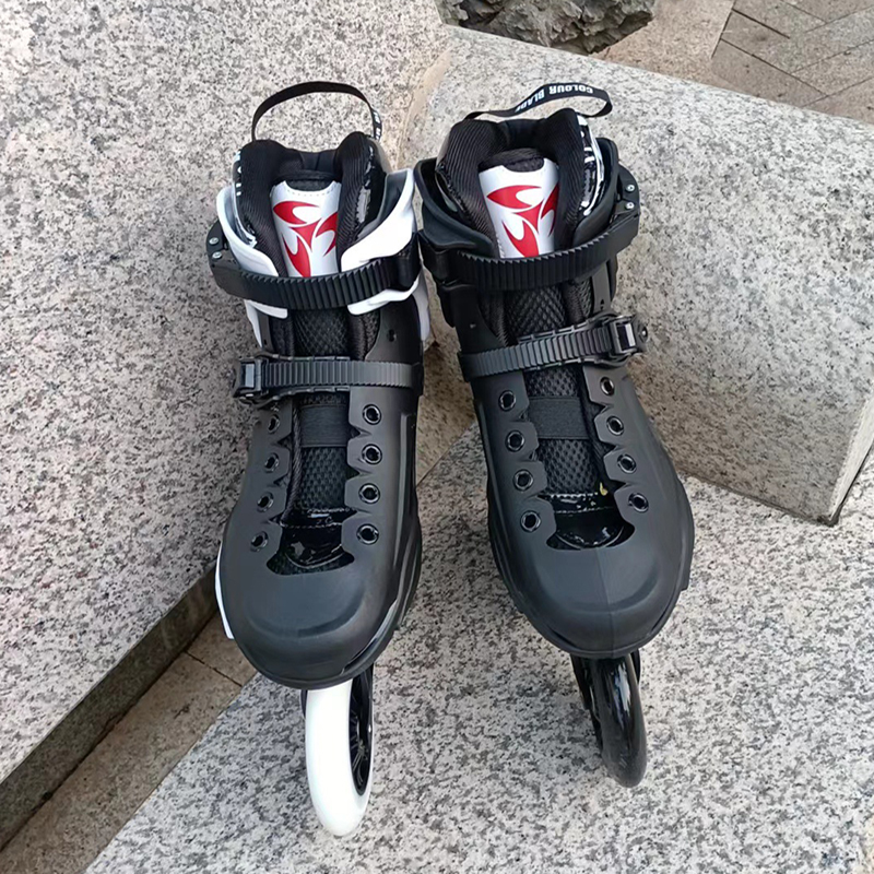 2023 Adult Inline Skates 3 Wheels Outdoor Speed Skating Shoes Sneaker Roller Skate Aluminum Alloy Trucks Advancer Beginner Men