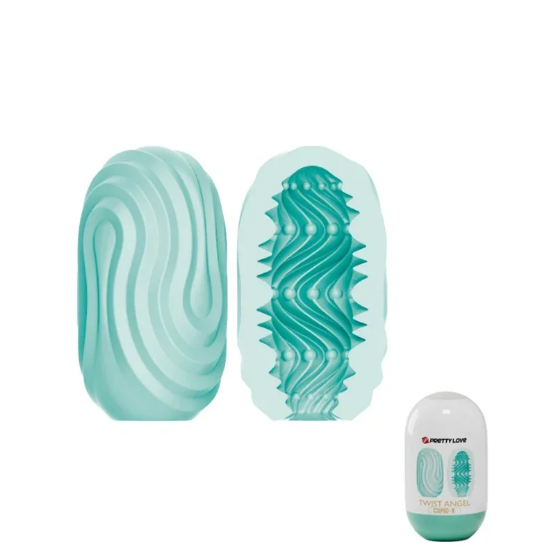 Mini Masturbator Cups Pocket Pussy Egg Particle Thread Portable Soft Stimulator Penis Massager Adult Sex Product for Men