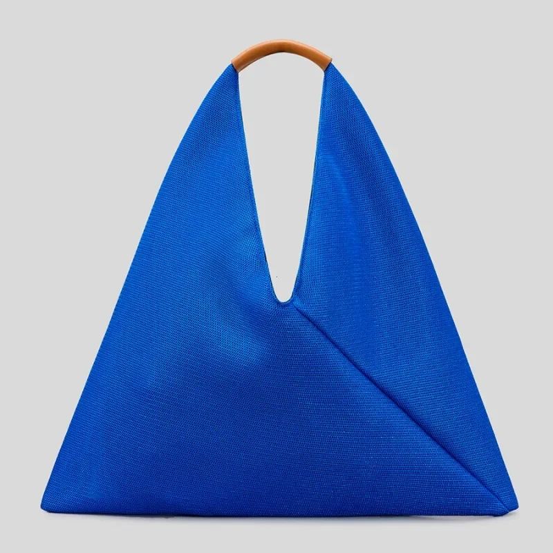 Designer Hobos Tote Bag Brands Women Handbags Luxury Mesh Net Summer Beach Bag Elegant Shoulder Bags Large Shopper Purses 2024
