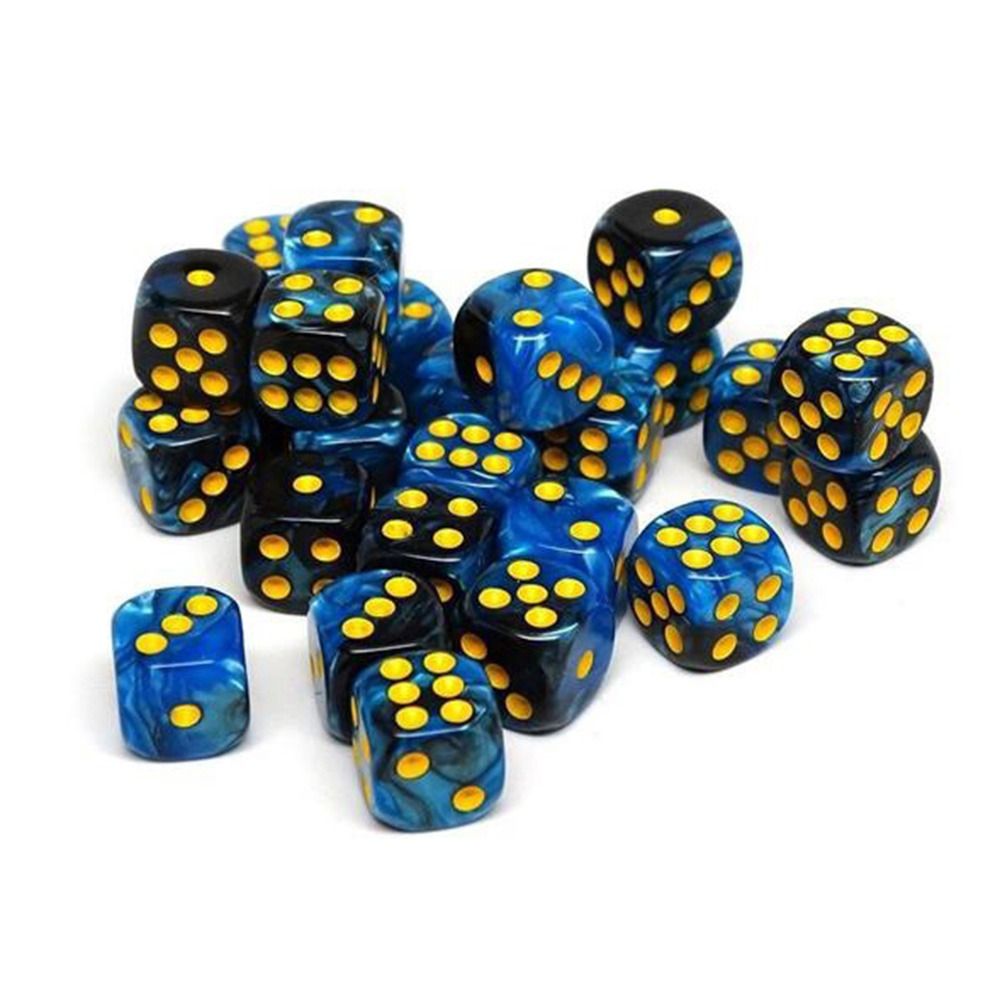 10Pcs/set D6 12mm Colored 6-sided DND Dice Translucent Colors Party Game Polyhedral Dice Acrylic Role-Playing Table Game