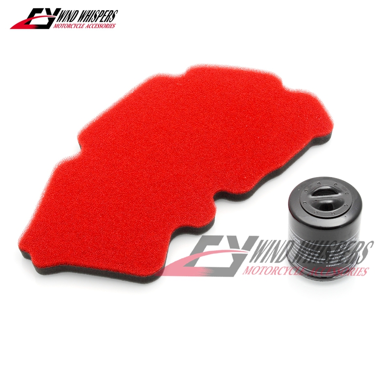 Motorcycle Sponge Air Cleaner Filter Oil Filter For Longjia VMAX 300 VMAX300 ie Sixties 300 Sixties300
