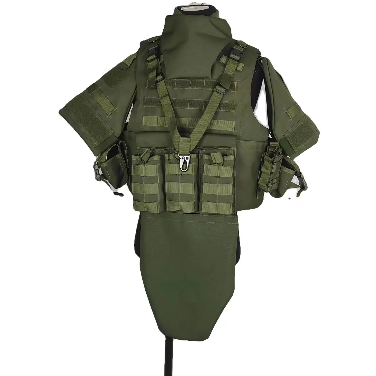 Extended Full Protective Body Armor Tactical Vest Individual Combat Uniform
