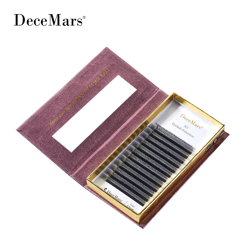 DeceMars 5D - W Shaped Eyelash Extension 12line/Tray 240624