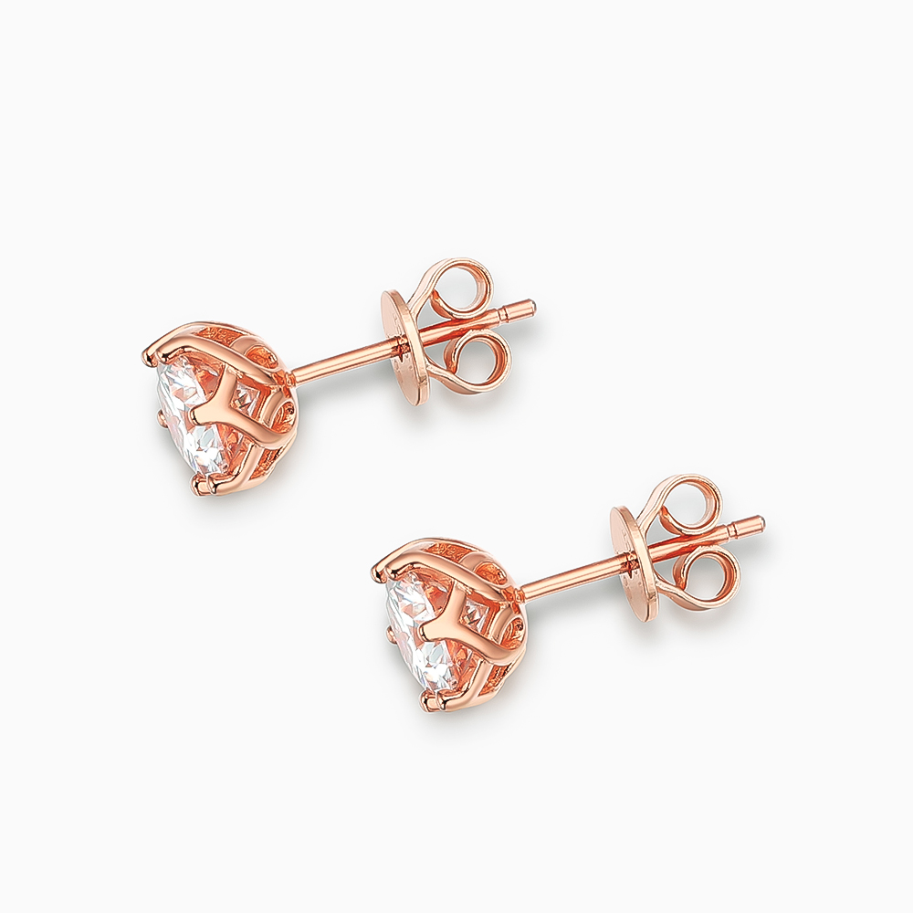 OEVAS Real 0.5-1 Carat D Color Moissanite Stud Earrings For Women Top Quality 100% 925 Sterling Silver Sparkling Wedding Jewelry