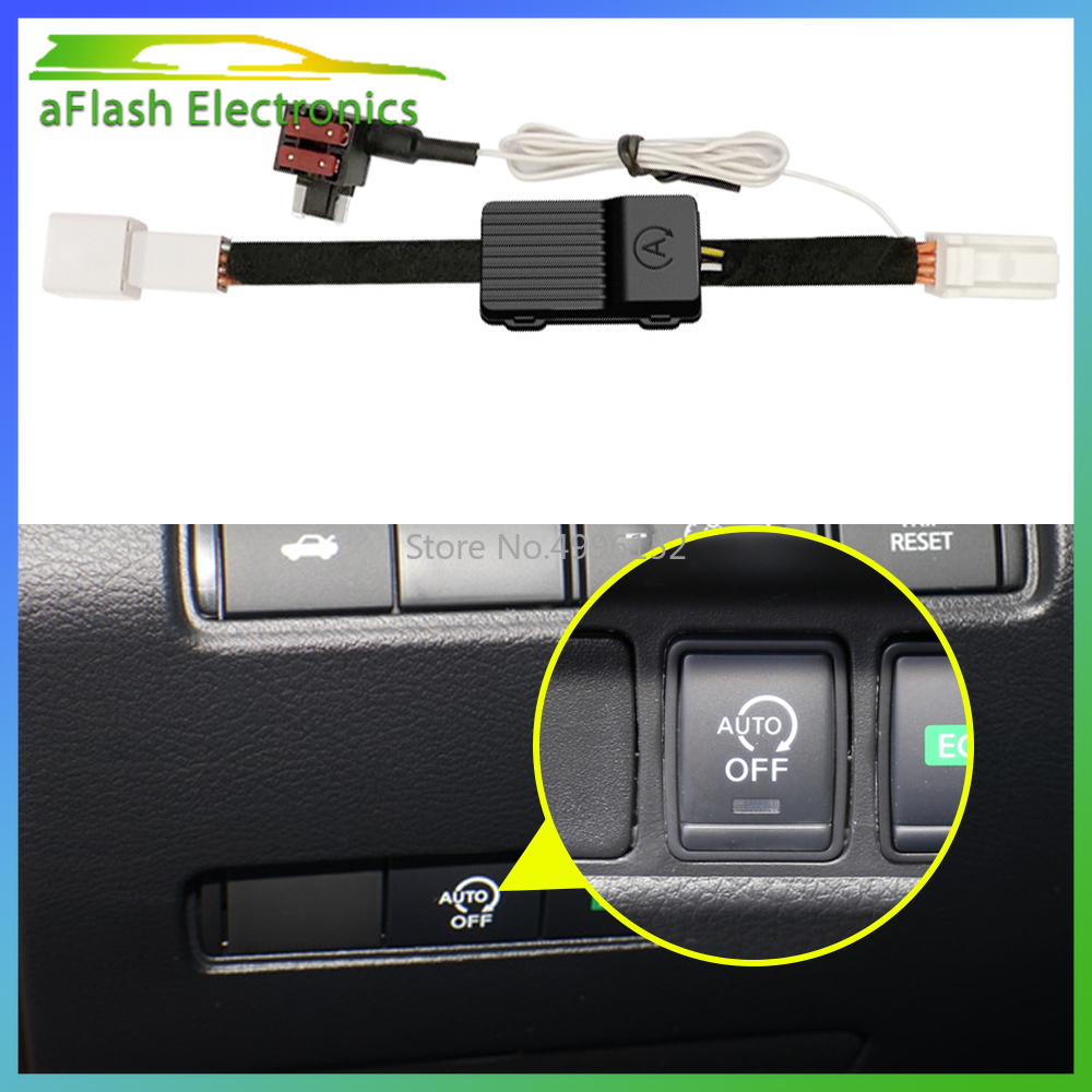 For Nissan Qashqai J11 Terra Sylphy Tiida Lannia Car Auto Start Stop Canceller Stop Start Engine Eliminator Device Disable Cable