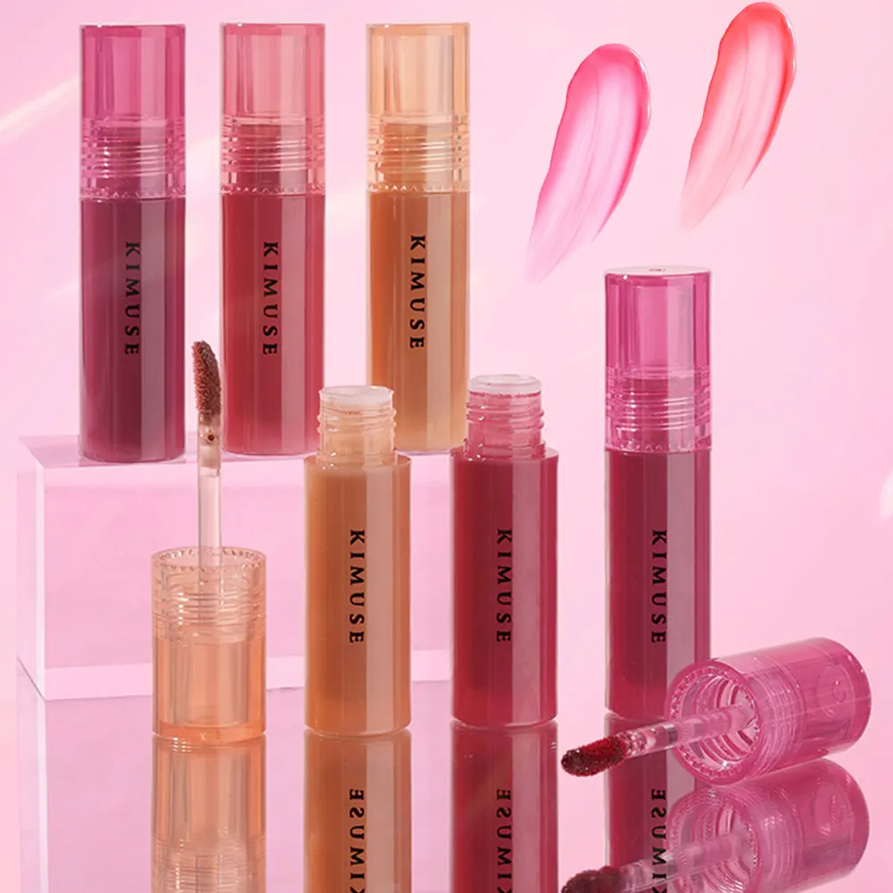 Mini 9 Colors Liquid Lip Gloss Waterproof Non-stick 24 Hours Long Lasting Velvet Matte Lipstick Lip Gloss Cosmetic Makeup Care