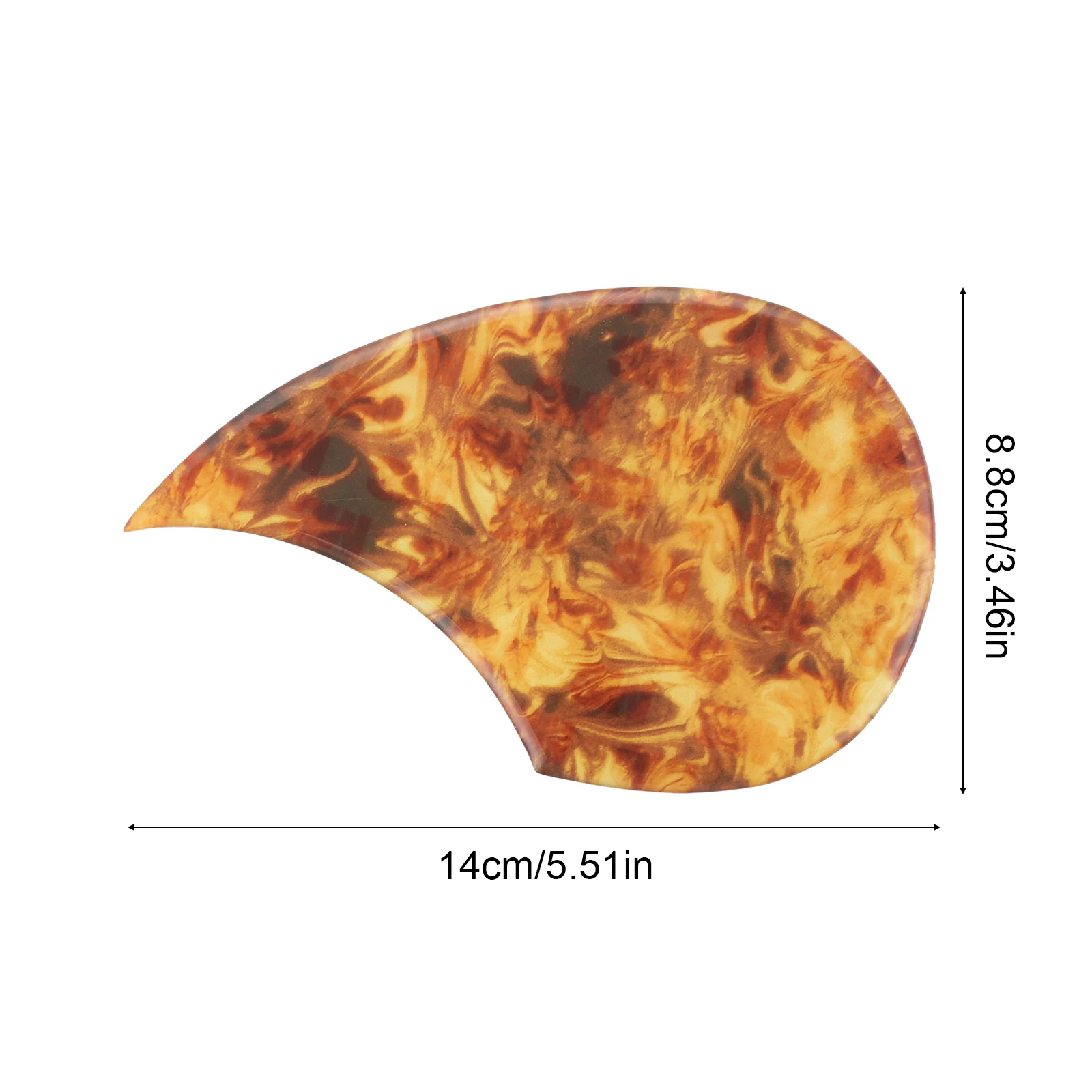 Plastic Professional Folk Acoustic Guitar Pickguard Top Quality Selfadhesive Pick Guard Sticker for 38-41inch Guitar Accessories