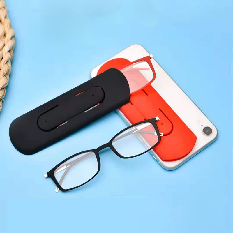 Thin Reading Glasses for Women Men Compact Small Reader Ultralight Folding Mini Eyeglass Slim Pocket Case Blue Light Blocking