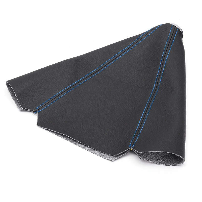 Universal PU Leather Car Gear Shift Collars Handle Cover Car Manual Stick Shifter Knob Gear Shift Boot Cover Gaiter Accessories