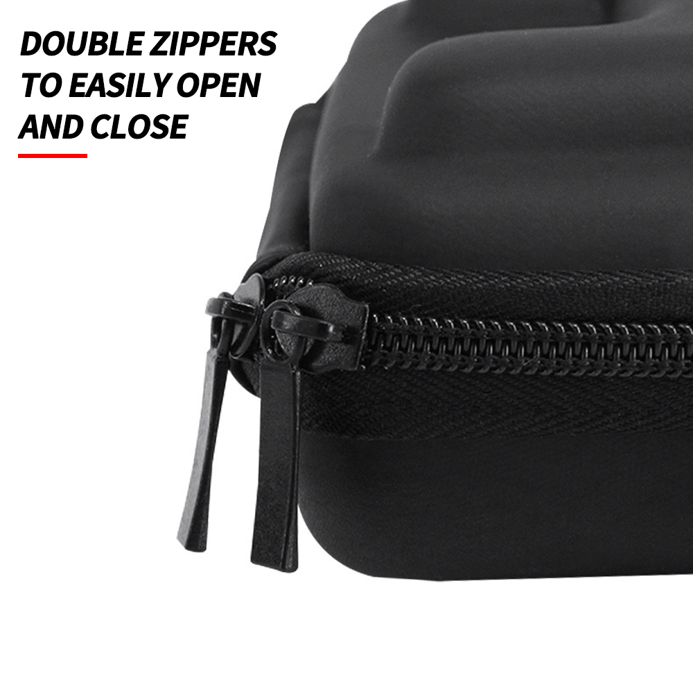 Baitcasting Reel Bag Water Resistant Hard EVA Reel Pouch Protective Fishing Reel Case Built-in Anti-Pressure Sponge