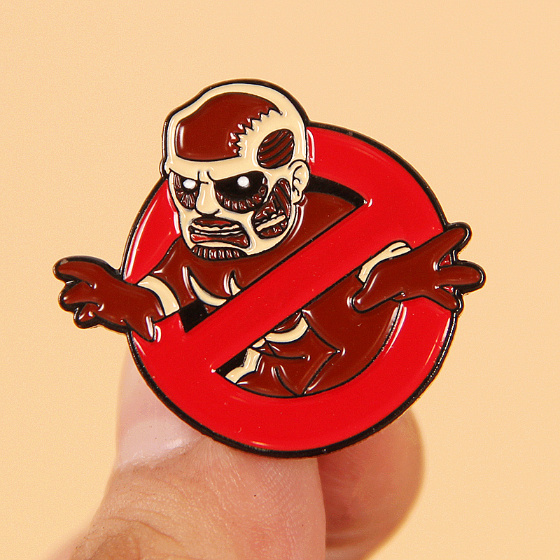 ATTACK ON TITAN AOT Anstecker Giant Enamel Brooch Pin Lapel Hard Metal Pins Brooches Badges Exquisite Jewelry Accessories Gifts