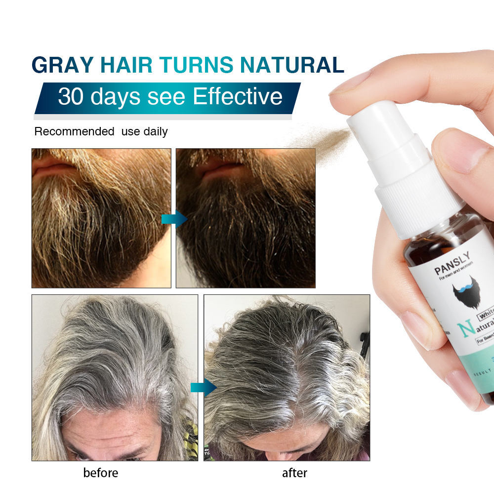 Hair Darkening Spray For Hair Beard Cover Gray Hair White Hair To Black Spray Darken Hair Color Beauty Healthy For Women For Men