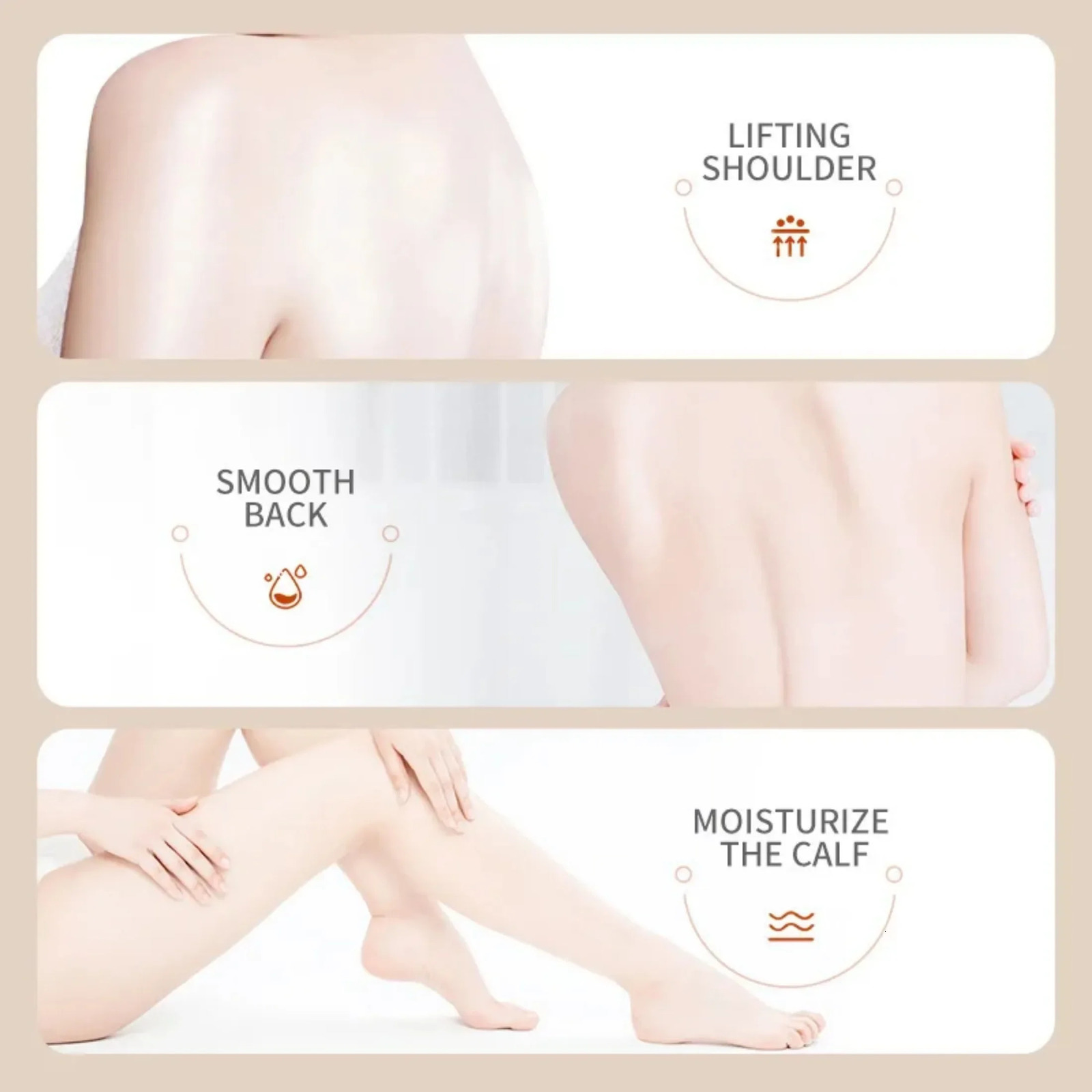 Shea Butter Exfoliating Body Scrub Skincare Exfoliant Cream for Body Bath Salt Back Foot Hand Body Exfoliator Skin Care Products 240624