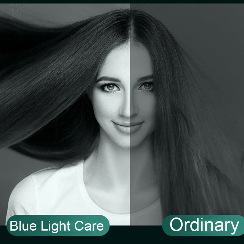 Electric Hair Dryer Negative Ionic Strong Hot Cold Wind Blower Mini Hair Dryer For Home Appliance BlueLight Care Secador De Pelo