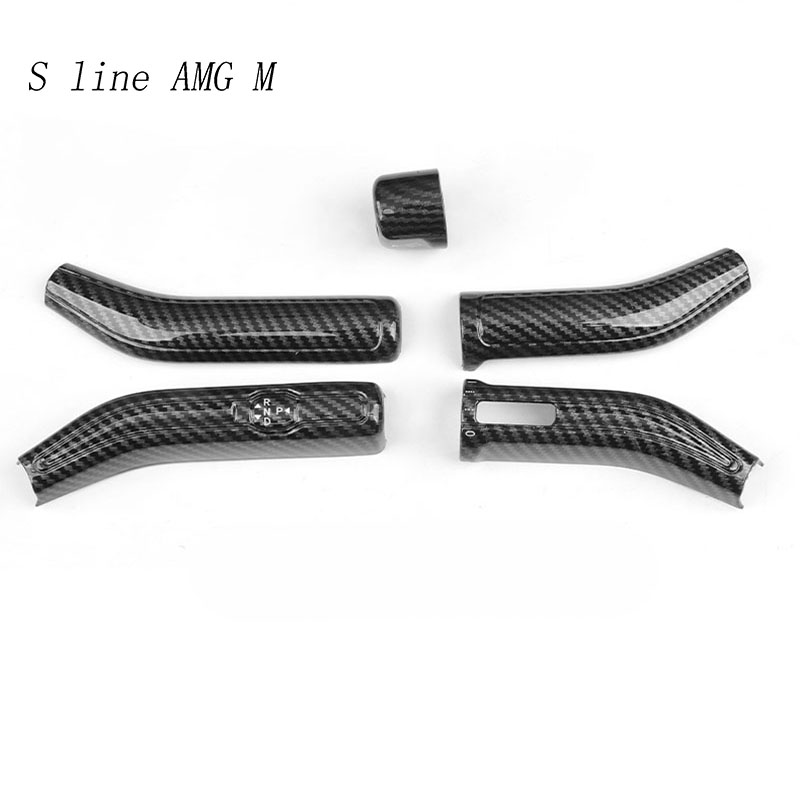 Car Styling For Mercedes Benz CLA C118 GLA H247 GLB X247 A B Class W117 W247 Shift Lever Wiper Rod Interior Covers Stickers Trim