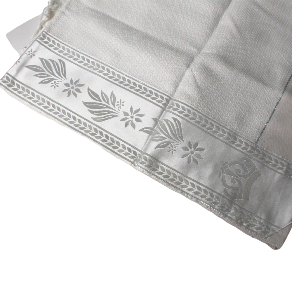 Messianic Tallit Shawl Jewish Prayer White Scarf Hanukkah With Bag 120x160cm Religious Talis Wraps Israel Gift