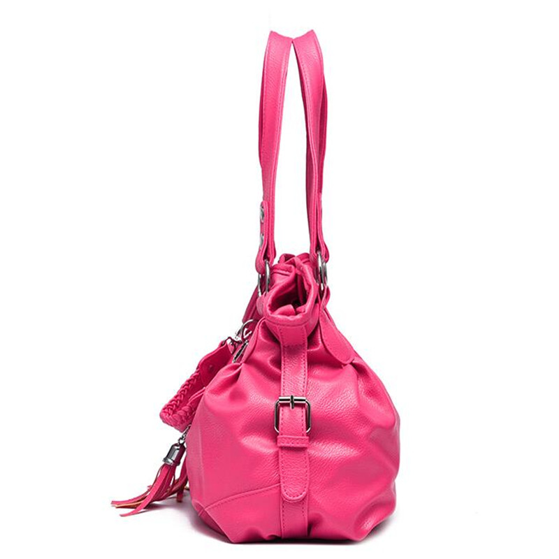 2018 New Women's Luxury Leather Handbags Brand Fake Designer Women tassel High quality Messenger Bags Sac A Main Femme handle