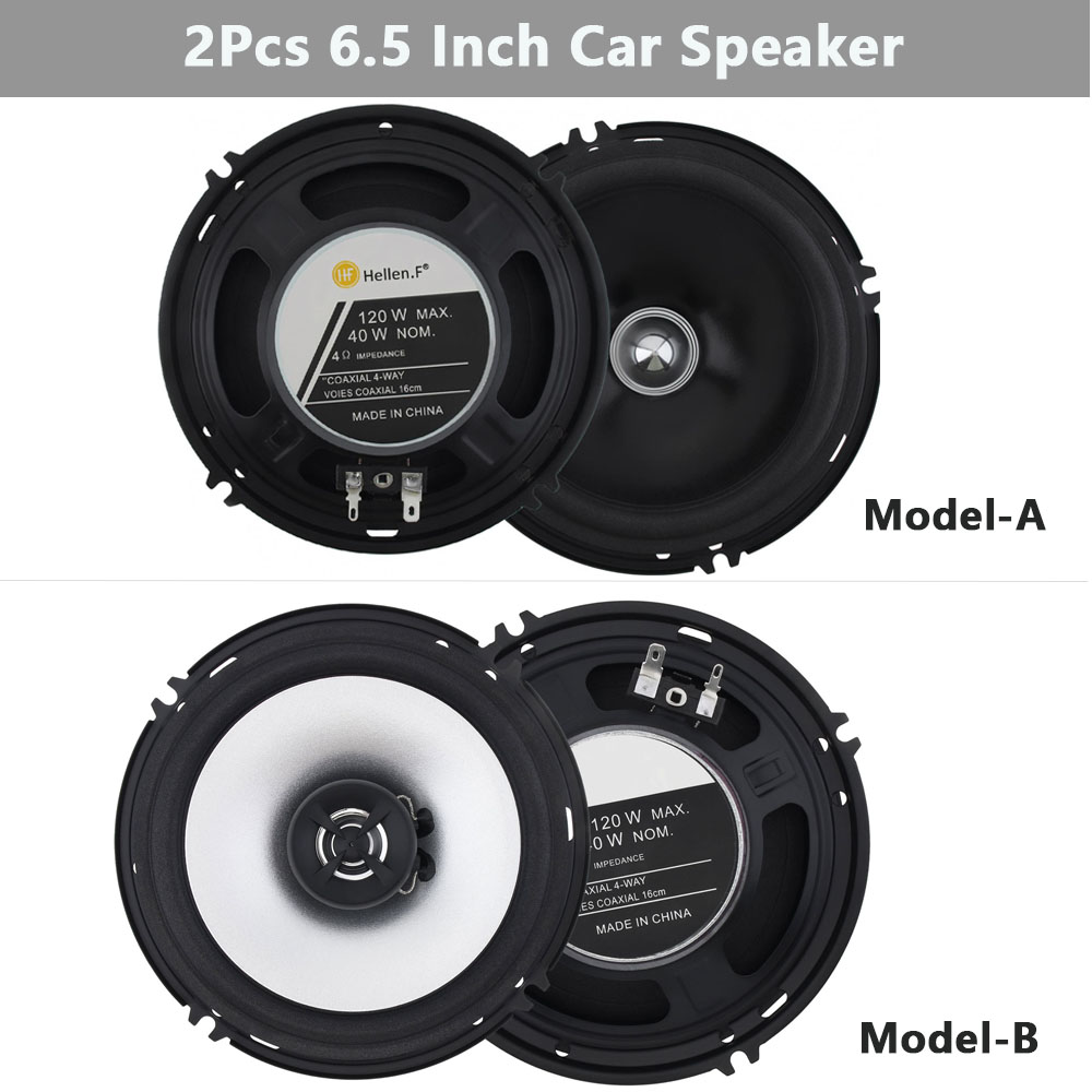 2pcs 6.5 Inch 100W Car Speakers Vehicle Door Subwoofer Car Audio Music Stereo Full Range Frequency Automotive Speaker for Car