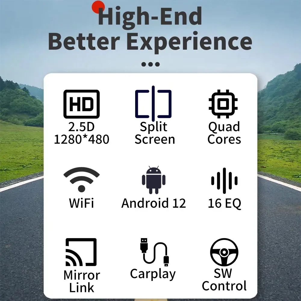 Carplay Autoradio 1 Din Radio Android Car Multimedia for Citroen C3 Picasso Tendance 2009-2017 Stereo Head Unit GPS Navigation