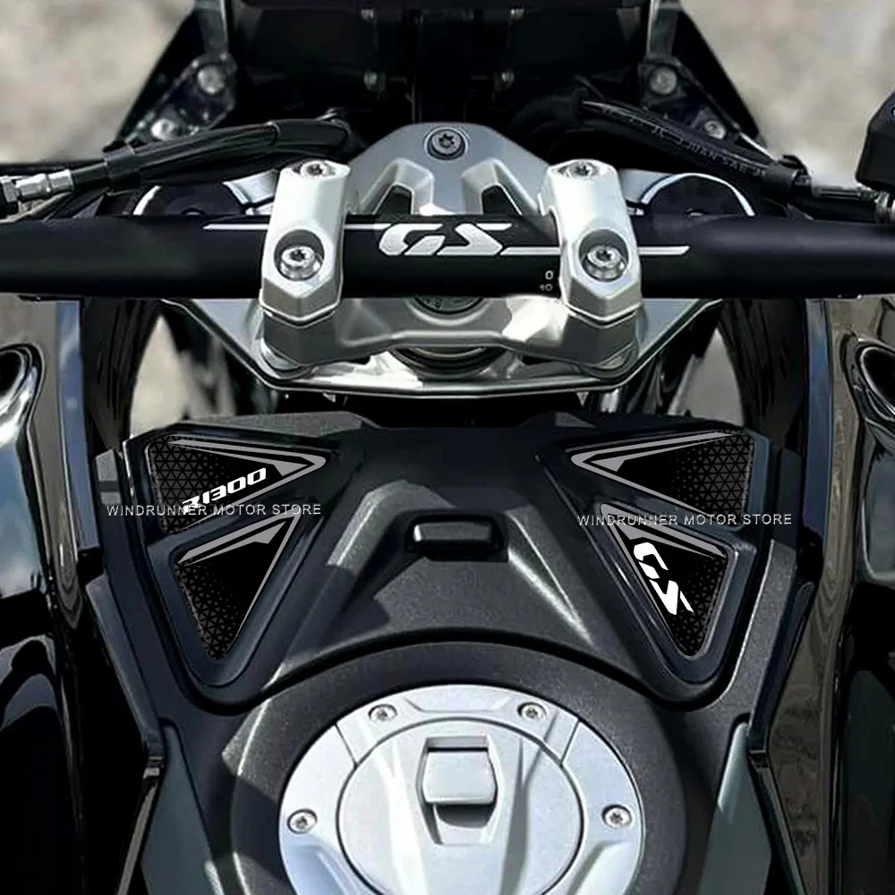 For BMW R1300GS R 1300 GS 2023 Motorcycle Accessories 3D Gel Resin Sticker Petrol Cap Fuel Tank Pad Anti-Scratch Decorative