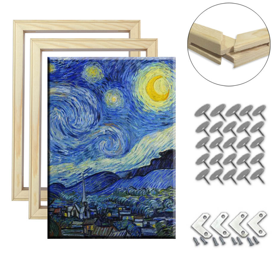 30x40 40x50 Bars for Canvas Paintings Large Size Photo Kit DIY Diamond Painting Wall Wood Picture Frame H260306