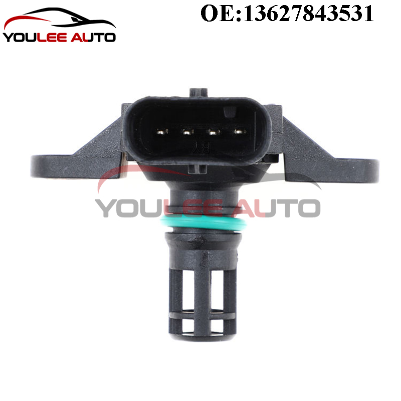 New 13627843531 5WK96865Z Intake Manifold Pressure MAP Sensor For BMW 320I 328I 428I 528I M5 M6 X1 X3 Z4 4 F32 F36 Car Parts