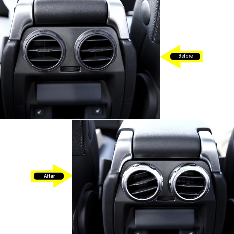 Armrest Box Rear Air Outlet Vent Ring Trim Cover For Land Rover Discovery 4 LR3 For Range Rover Sport 2009-2016 Car Accessories