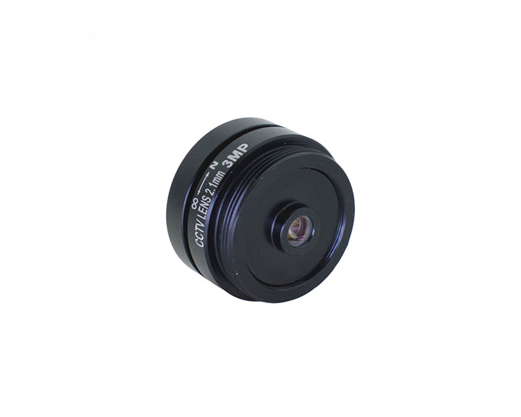 2.1 mm F1.8 megapixel 2.1mm wide angle CS mount fixed CCTV lens for 1/3 sensor size