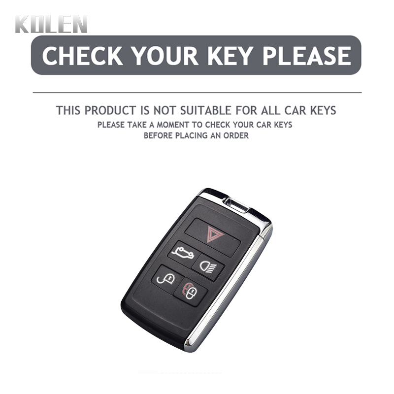 Plating TPU Car Key Case Shell Cover Fob For Land Rover Range Rover Evoque Discovery Sport Velar For Jaguar XE XF E-Pace F-Pace