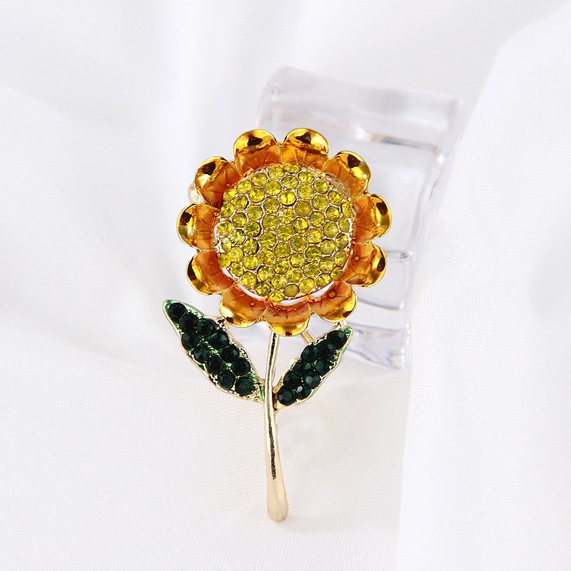 Brooch For Women Gifts Box Souvenir For Girl Friend Lapel Pin Crystal Rhinestone Insect Series Flower Butterfly Brooch Jewelry