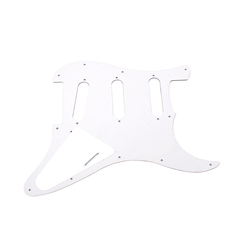 11 Holes Electric Guitar Pickguard SSS Guitar Scratch Plate & Screws For ST Style Guitar Parts Replacement