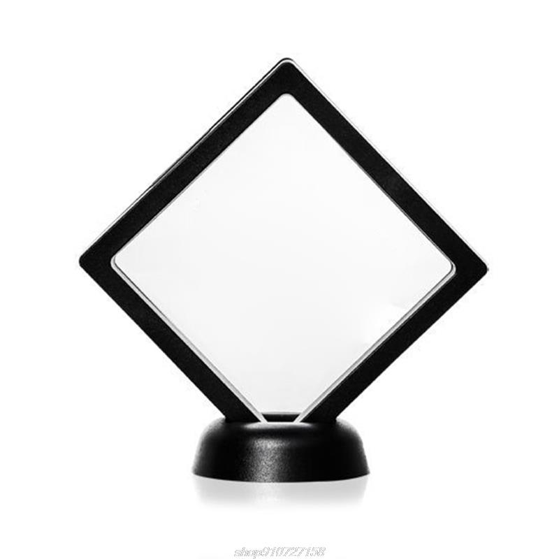 Challenge Coin Display Stand 3D Floating Transparent Phone Case Jewelry Specimen Military Medal Stand Frame AG02 21 Dropshipping