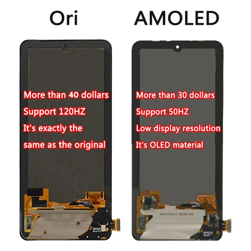 Xiaomi Black Shark 4 Pro LCD Display Screen with Touch Digitizer for Black Shark 4 & 4 Pro